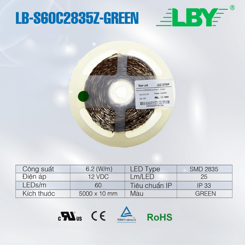 LED Dây ZICZAC LB-S60C2835Z-GREEN