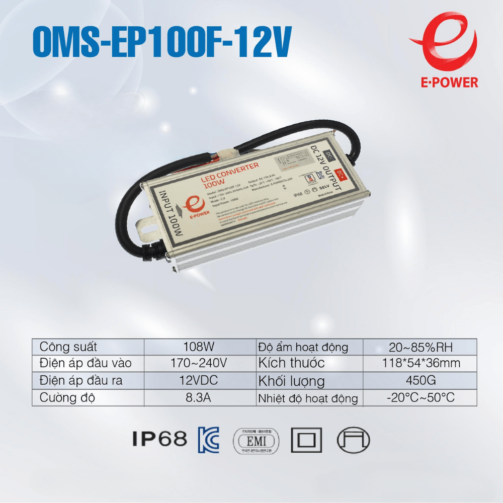 Nguồn LED EPOWER OMS 100W