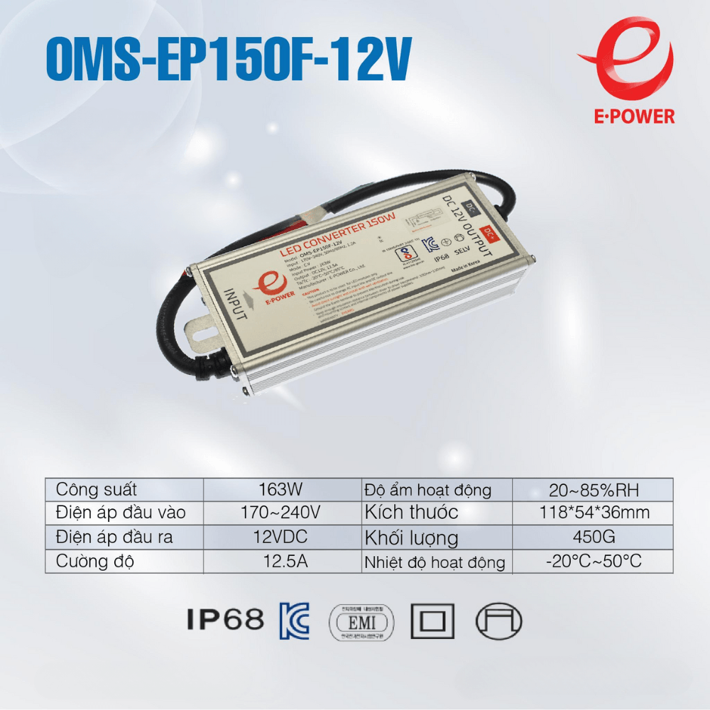 Nguồn LED EPOWER OMS 150W