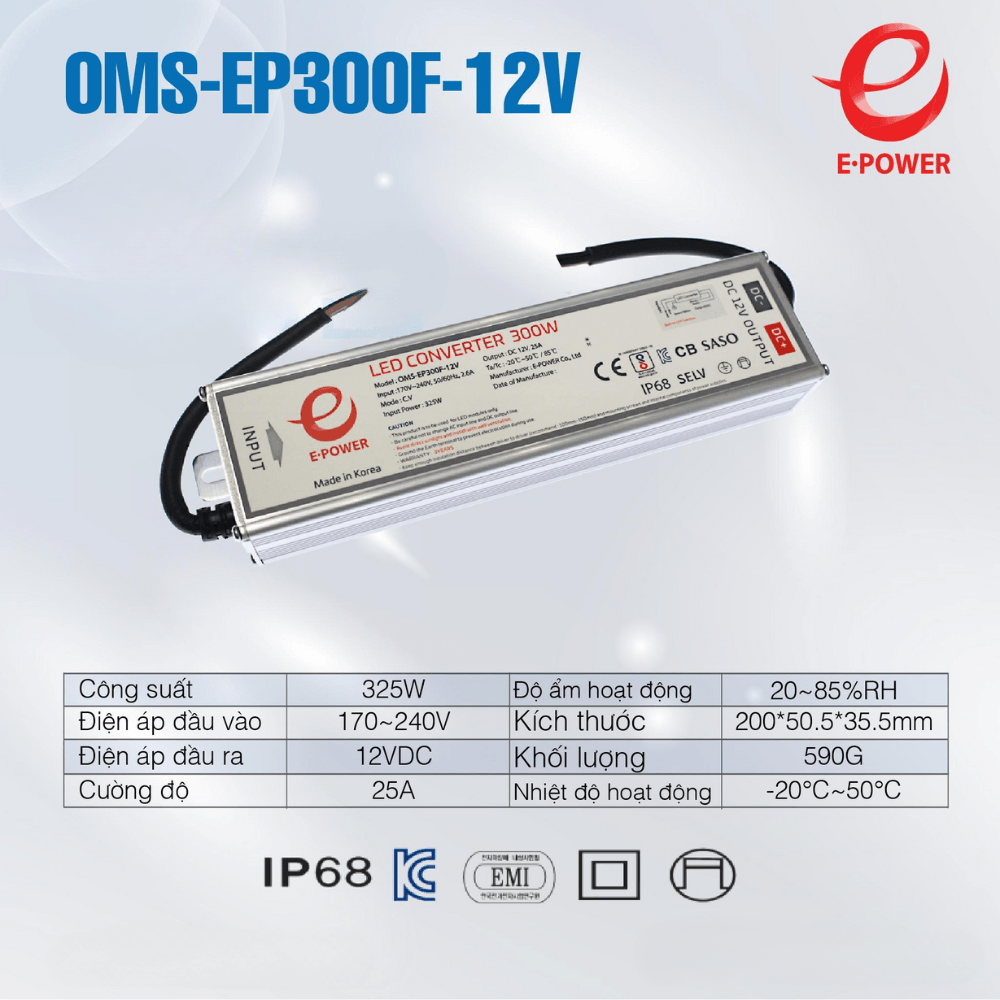 Nguồn LED EPOWER OMS 300W