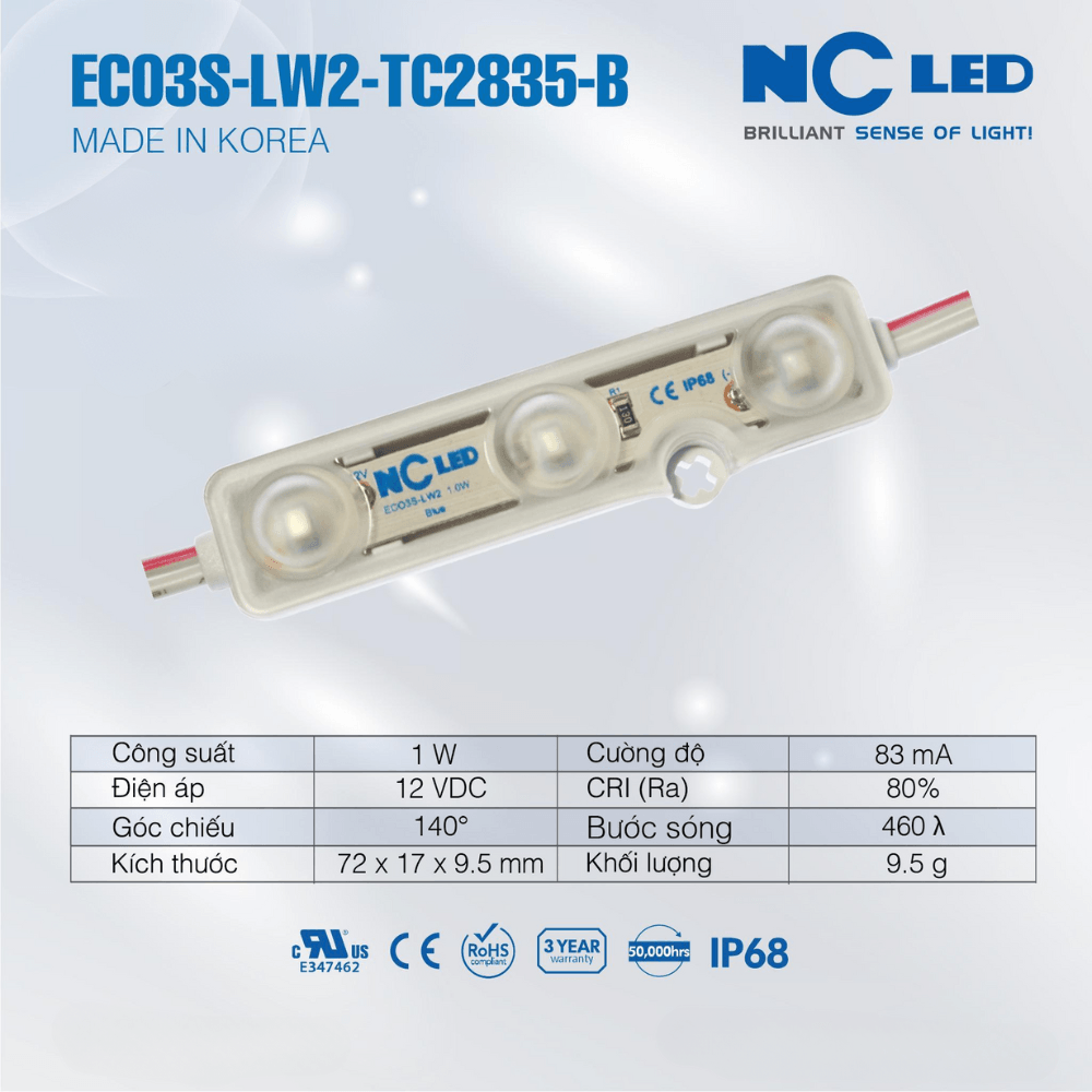 ECO3S–LW2–TC2835-BLUE