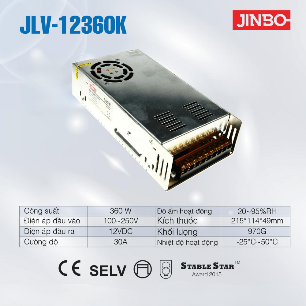 Nguồn Jinbo Tổ Ong 360W