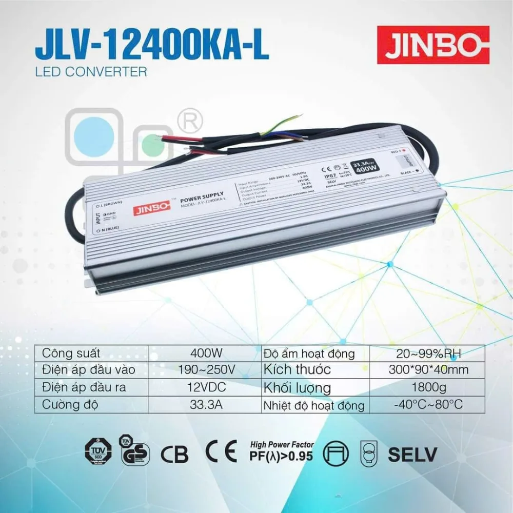 Nguồn Jinbo Chống Nước 400W